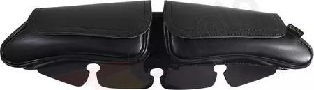 Willie & Max Batožina dvojitá kožená taška s vreckom na čelnom skle 54x57 cm - 4725