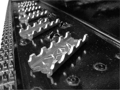 Regletas de montaje 6 piezas aluminio l/p plata Rox Speed FX-3