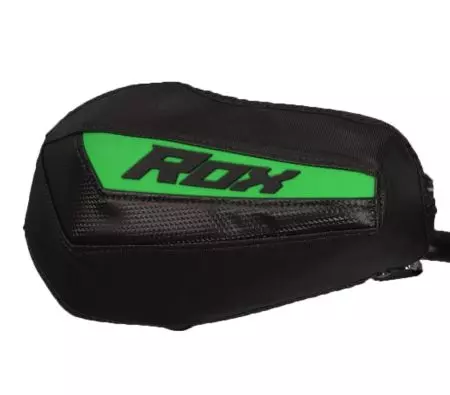 Protectores de mão Flex Tec Rox Speed FX pretos e verdes-1