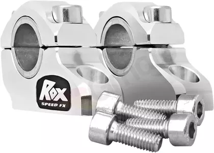 Supporto manubrio in alluminio argento Rox Speed FX - 3R-B12POE