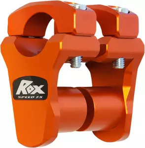 Suporte de guiador em alumínio laranja Rox Speed FX - 3R-P2PPLO