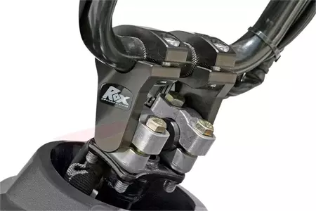Hliníkový stúpač riadidiel čierny Rox Speed FX-2
