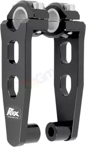 Hliníkový stúpač riadidiel čierny Rox Speed FX - 1R-P5SEK
