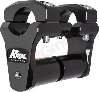 Hliníkové stoupačky řídítek černé Rox Speed FX - 1R-P2PPS10K