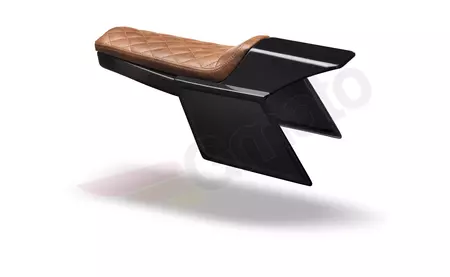 Κάθισμα με πλαϊνές πλάκες C-Racer Cafee Scrambler Yamaha XSR 700 καφέ - PESCR5-DBRS-C