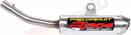 Pro Circuit R-304 silenciador curto em aço inoxidável e alumínio - SS96125-RE 