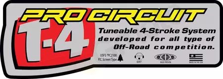 Autocollant logo Pro Circuit T4 - DCT4S 