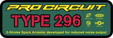 "Pro Circuit" logotipo lipdukas 296-3