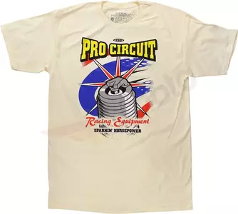 T-shirt Pro Circuit Sparkplug 2XL creme-1