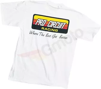 Pro Circuit hvid T-shirt XL - PC0118-0140