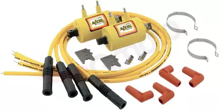 Super Coil Accel универсален комплект запалителни бобини жълт-1