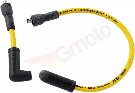 Gyújtócső + nagyfeszültségű kábel 8,8 mm-es rozsdamentes acélmag Accel sárga - 172073