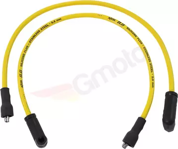 Gyújtócső + nagyfeszültségű kábel 8,8 mm-es rozsdamentes acélmag Accel sárga - 172075
