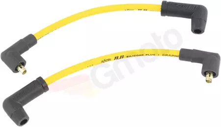 Tubo de ignição + cabo de alta tensão 8,8 mm núcleo de aço inoxidável Accel amarelo - 172082