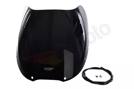 Čelní sklo motocyklu MRA Kawasaki ZXR 750 ZX750H 89-90 typ O černé - 4025066018093