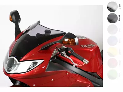 MRA motocicleta parbriz Triumph sprint ST 1050 05-10 tip O transparent - 4025066099733