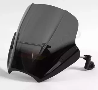 Univerzální čelní sklo pro motocykly bez kapotáže MRA typ SPS černé - 4025066115266