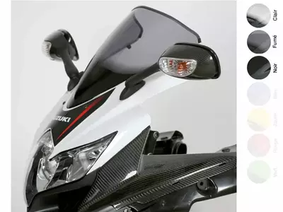 MRA čelní sklo na motocykl Suzuki GSX-R 600 08-10 GSX-R 750 08-10 typ R černé - 4025066118212