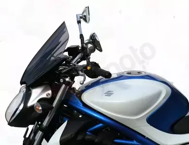 Universalus priekinis stiklas motociklams be aptakų MRA tipo RNB juodas-2
