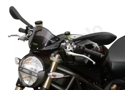 MRA čelné sklo na motorku Ducati Monster 696 796 1100 typ O transparentné - 4025066124541
