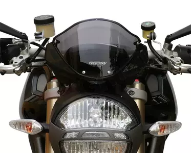 MRA Ducati Monster 696 796 1100 vjetrobran motocikla tip O zatamnjen-2