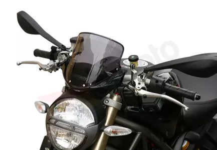 MRA motor windscherm Ducati Monster 696 796 1100 type T zwart - 4025066124596