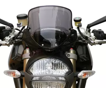 Szyba motocyklowa MRA Ducati Monster 696 796 1100 typ T czarna-2