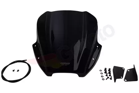 MRA čelní sklo na motocykl Kawasaki Versys 650 10-14 typ TM černé - 4025066126101