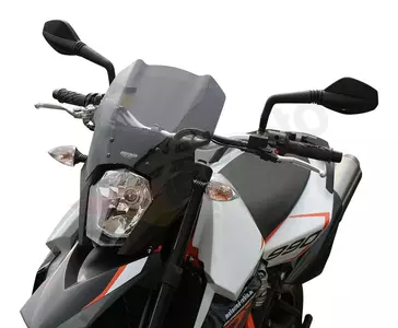 MRA motocikla vējstikls T tipa melns - 4025066128280