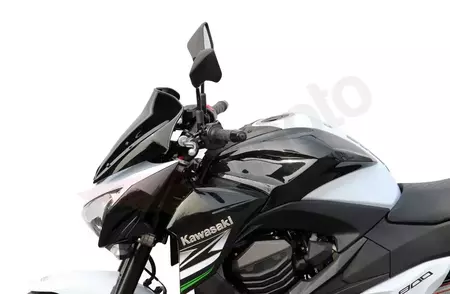 Motorfiets windscherm MRA Kawasaki Z 800 13-16 type S zwart-2