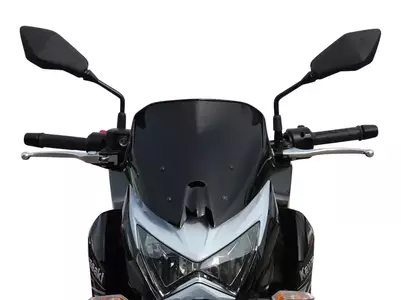 Motorkerékpár szélvédő MRA Kawasaki Z 800 13-16 típus S fekete-3