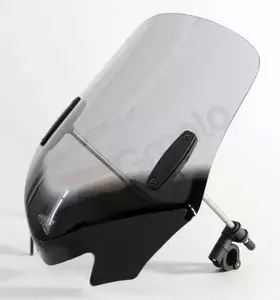 Univerzální čelní sklo pro motocykly bez kapotáže MRA typ VFSZ černé-2