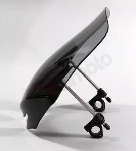 Universāls vējstikls motocikliem bez pārsega MRA tipa VFSZ melns-3