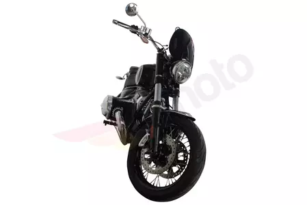 Универсално предно стъкло за мотоциклети без обтекател тип MRA RO черно-2