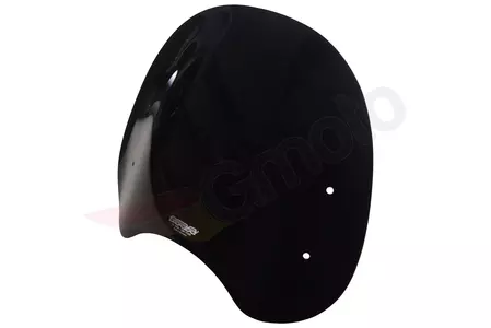Univerzálne čelné sklo pre motocykle bez kapotáže MRA typ RO čierne-5
