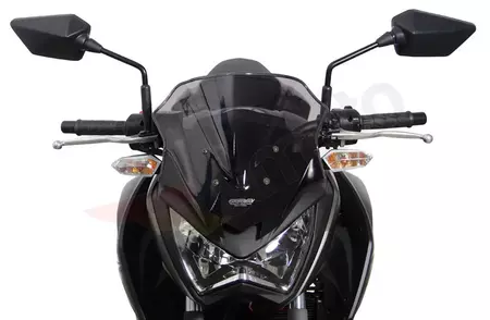 MRA vindruta för motorcykel Kawasaki Z250 13-16 Z300 15-16 typ R svart - 4025066145935
