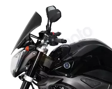 MRA vindruta för motorcykel Yamaha FZ1 Fazer 06-15 typ NTM svart-3