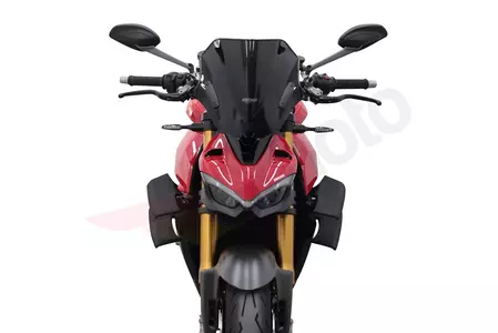 MRA vetrobransko steklo za motorna kolesa Ducati Streetfighter 20-21 črno - 4025066169764