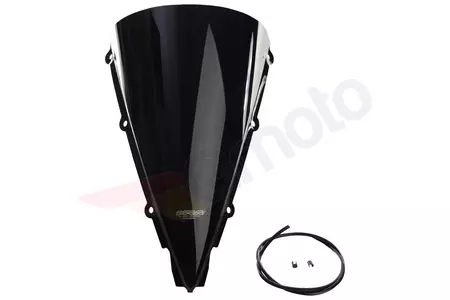 Vetrobransko steklo za motorno kolo MRA Yamaha YZF R1 02-03 tip R črno - 4025066375998