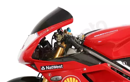 Motorkerékpár szélvédő MRA Ducati 748 916 996 998 típus O fekete-3