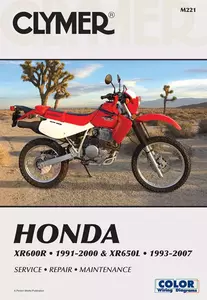 Manual de serviço Clymer para motas Honda XR 600R XR650 - M221