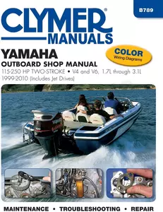 Yamaha vene Clymer huoltokirja - B789