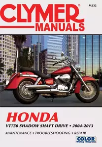 Clymer huoltokirja Honda VT 750 moottoripyörät - M232