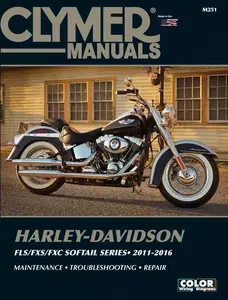 Manual de serviço Clymer para motas Harley Davidson FLS/ FXS/ FXC-1
