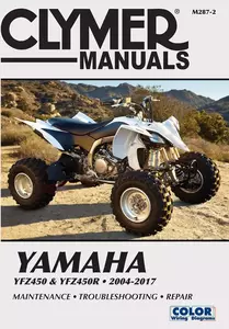Manuel de réparation du VTT Yamaha YFZ 450 - M2872