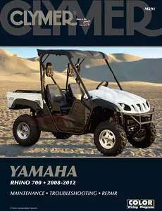 Instrukcja serwisowa Clymer ATV Yamaha Rhino 700 - M291