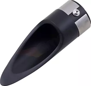 Gioielli di famiglia Barone Punta smerlata silenziatore nero - BA-1100-01B 