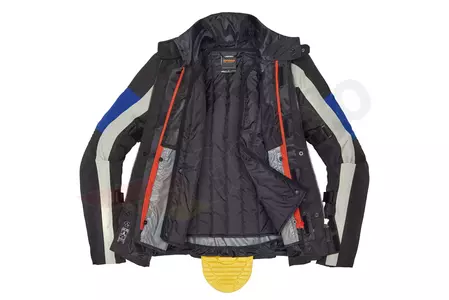 Spidi Voyager Evo H2Out jachetă de motocicletă din material textil negru, gri și albastru M-3