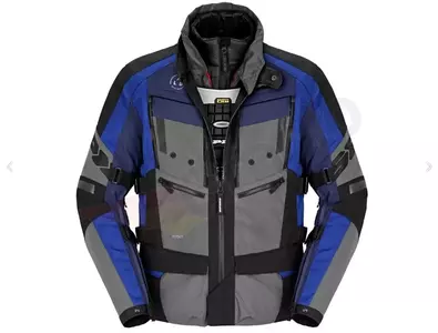 Spidi 4Season Evo negru-albastru jachetă de motocicletă din material textil M-1