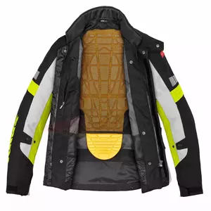 Spidi Outlander jachetă de motocicletă din material textil negru-ash-fluo L-6